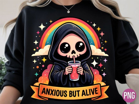 Embracing the Paradox: Why the Anxious but Alive Kawaii Reaper PNG is a Design Game-Changer