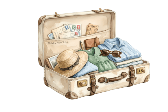 Suitcase for Travel PNG: Elevate Your DIY Designs