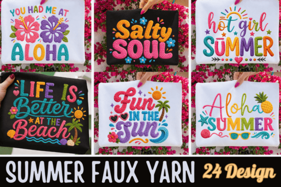 Summer Faux Yarn Beach Png Tshirt Bundle: A Practical Guide to Digital Sublimation Design