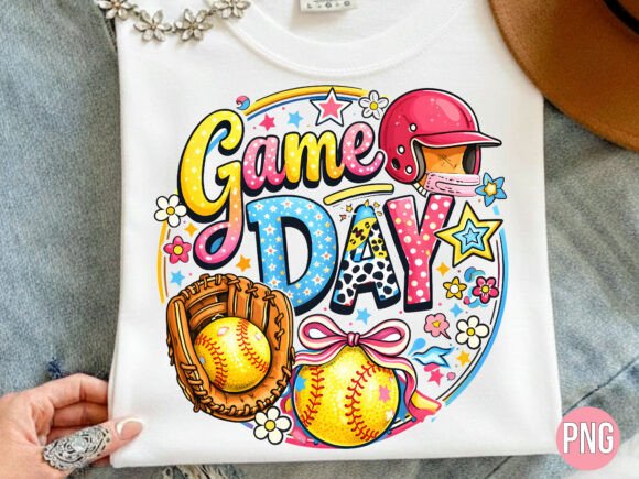 Unleashing Creativity with the Softball Game Day Helmet Ball PNG Shirt Design